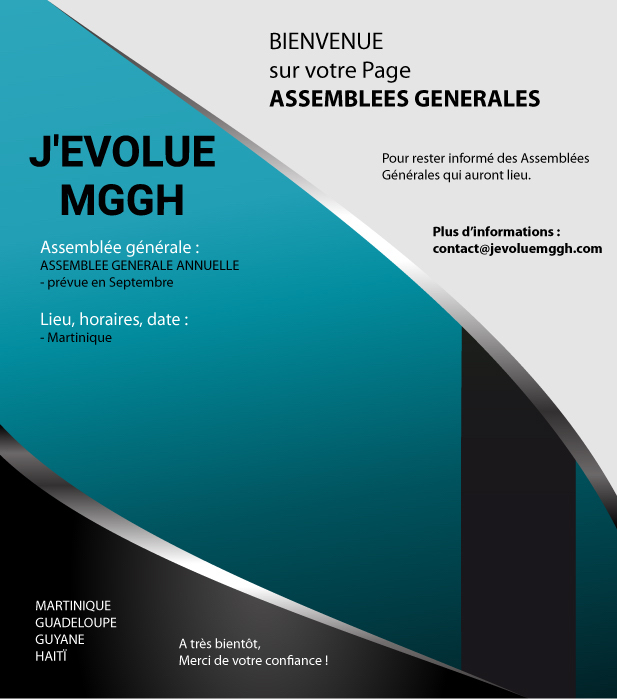 Affiche d'information destinée aux membres adhérents