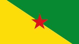 Carte de la Guyane